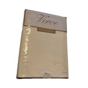 Verve Old World Hemstitch Tablecloth Ivory 60 x 102 Oblong Avon Home Fashions